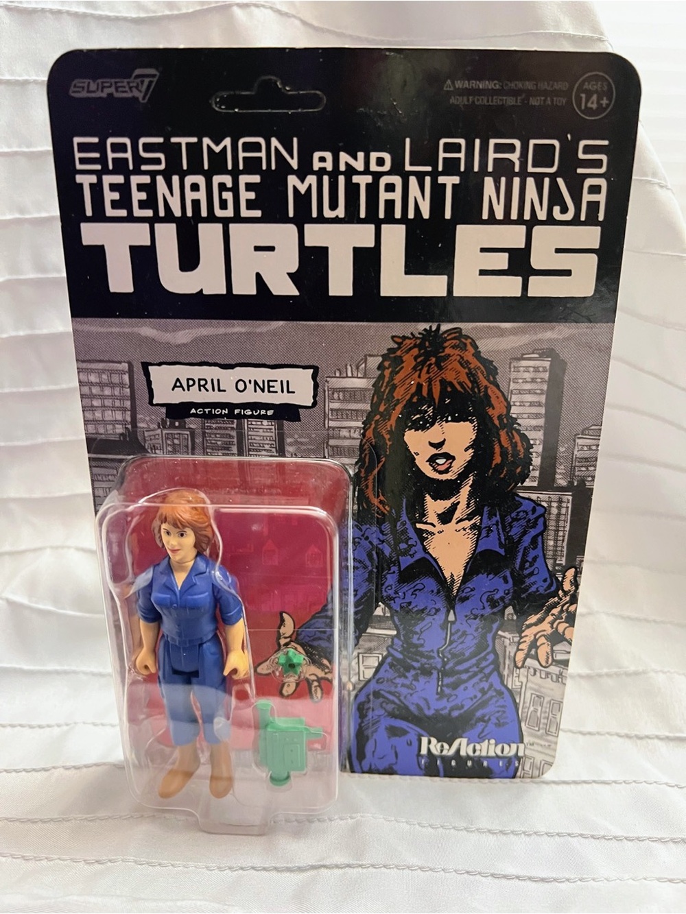 Eastman & Laird’s- TMNT- April O'Neil- Super7- ReAction Figures- Nickelodeon